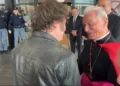 Llegada de Milei a Roma para reunirse con Francisco y participar en la canonización de Mama Antula