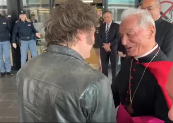 Llegada de Milei a Roma para reunirse con Francisco y participar en la canonización de Mama Antula