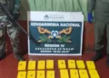 Bagayero deshecha 17 kilos de cocaína a orillas de un río en Salta