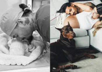 Las primeras fotos de París, la hija de Maluma recién nacida.