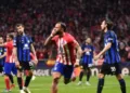 Atlético de Madrid avanza en la Champions League al vencer a Inter de Milán en penales.