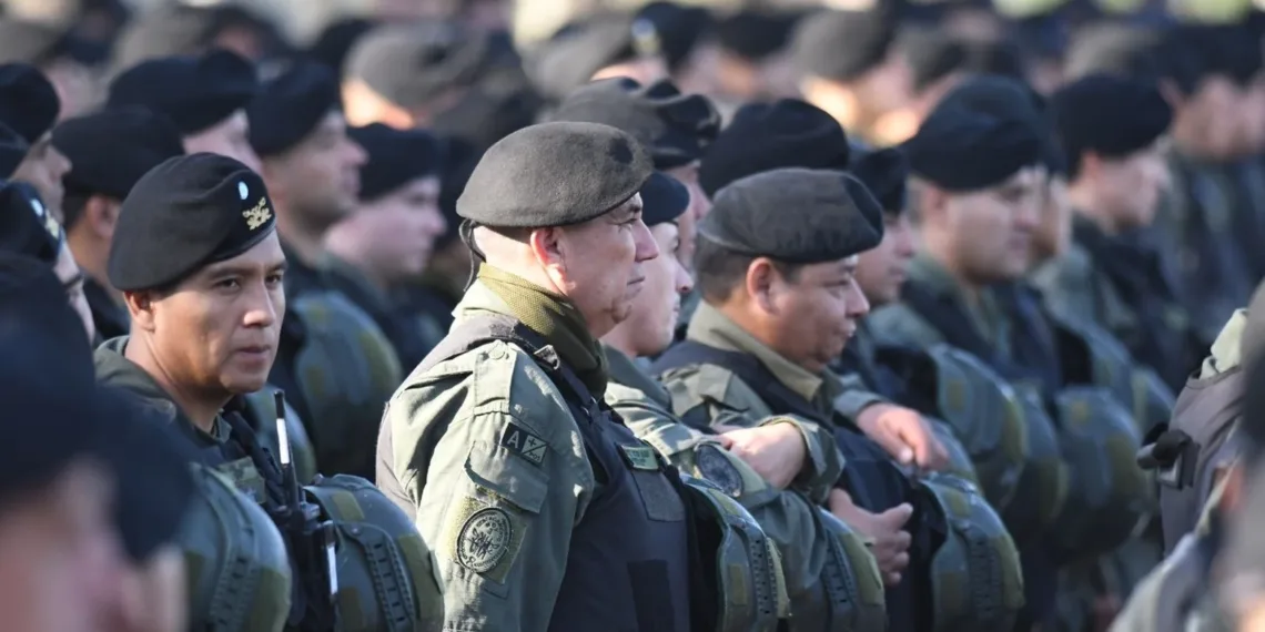 Llegada de un recién llegado contingente de fuerzas federales a Rosario