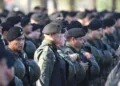 Llegada de un recién llegado contingente de fuerzas federales a Rosario