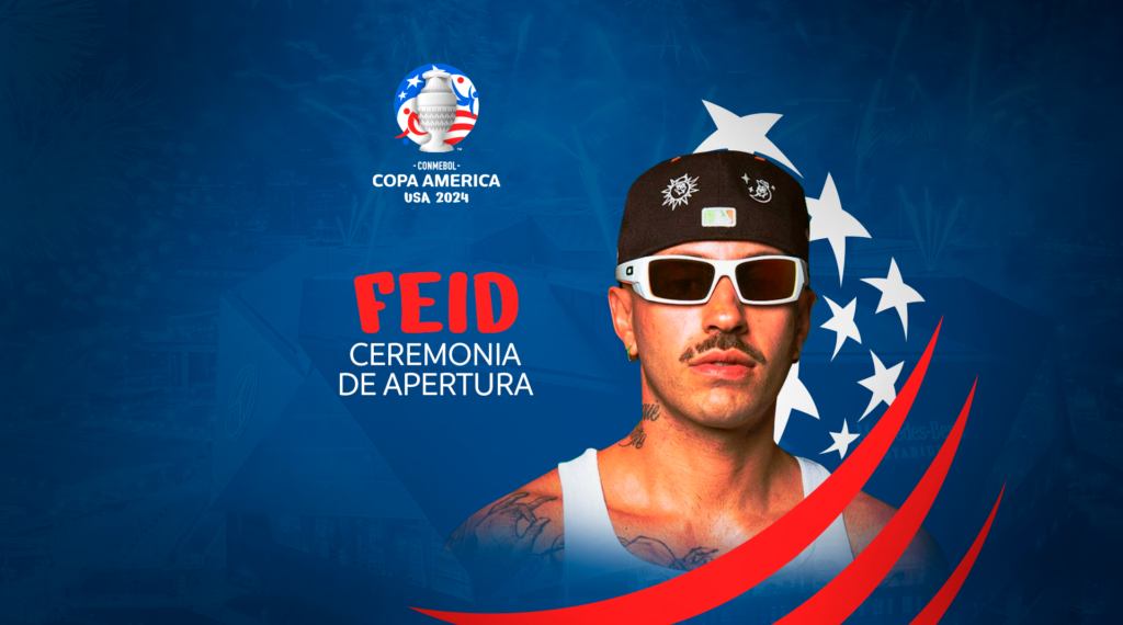 Feid será el animador de la ceremonia de apertura de la Copa América 2024 antes del partido Argentina-Canadá