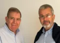 Reunión entre Edmundo González Urrutia y el rector del CNE Juan Delpino
